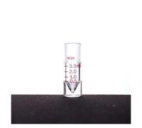 Fiala di reazione conica a parete micro spessa, 3 ml/5 ml/8 ml, bottiglia in vetro borosilicato graduato, 14/20 compatibile con l'uso in laboratorio(8mL-V141008)