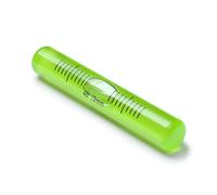 Fiala di vetro di ricambio per livella, livella a bolla, fiale tubolari, fiala a cilindro, sensibilità autolivellante accurata, Verde, 70 mm x 11 mm