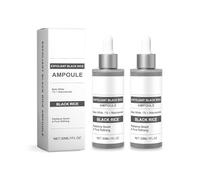 Fiala esfoliante di riso bianco e nero - Peel Shot Glow Rice Fiala 2025 Nuova formula per viso e corpo - Peeling delicato per tutti i tipi di pelle (Black Rice/2pcs)