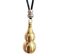 Fiala in ottone con ciondolo a forma di bottiglia con pendente a forma di...