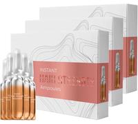 Fiala per capelli, lozione intensiva stimolante per capelli, fiala istantanea per la forza dei capelli, lozione stimolante per capelli per danni e capelli secchi (3 Box)