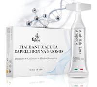 Fiale Anticaduta Capelli Donna e Uomo Ritalia® - Trattamento Capillare Rinforzante con Lozione e Siero Bioattivo Naturale per la Caduta e Ricrescita dei Capelli, Formula Professionale Made in Italy