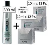 FIALE ANTICADUTA CAPELLI LOZIONE ECHOS ENERGY T3 24X10ML + SHAMPOO S3 300ML