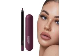 Fiale Labbra Colorate Con Matita Labbra Abbinata, Set Di Lucidalabbra E Matita Labbra, Set Di Rossetti Idratanti A Lunga Tenuta, A Prova Di Sbavature E A Lunga Tenuta (#06)