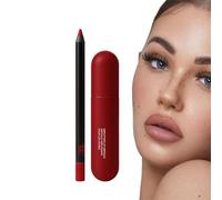 Fiale Labbra Colorate Con Matita Labbra Abbinata, Set Di Lucidalabbra E Matita Labbra, Set Di Rossetti Idratanti A Lunga Tenuta, A Prova Di Sbavature E A Lunga Tenuta (#03)