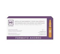 Fiale per il viso di Niacinamide e Acido Ialuronico - Formato risparmio 10 pz (2ml/pz.)