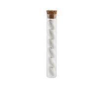 FIALETTA 30pz PROVETTA VETRO PORTACONFETTI BOMBONIERA TAPPO SEGNAPOSTO h16x2,5cm