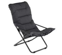 fiam FIESTA SOFT XL - Poltrona sdraio da esterno anatomica regolabile (Antracite)