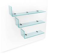 FIAM Mensola Rialto L cod. RL140 in vetro da 140 cm