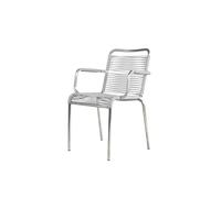 Fiam S.P.A. Mya spaghetti, sedia con braccioli, struttura in alluminio - grigio Mya spaghetti, sedia con braccioli, struttura in alluminio - grigio