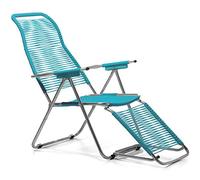 fiam Sdraio Spaghetti Art. 084 OT Telaio Alluminio cordonato azzurro ottanio