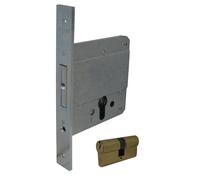 Serratura cancello infilare 778 iseo b.q zinc f.mm 25 c.sagom m2 e.mm 61 Iseo
