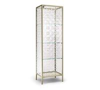 FIAM Vetrina Echo cod. ECV53 con struttura in alluminio e ante in vetro da L.53 cm e H.175 cm - 1 anta