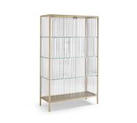 FIAM Vetrina Echo Line cod. ECLV101 con struttura in alluminio e ante in vetro da L.101 cm e H.163 cm - 2 ante