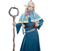 Fiamll Delicious in dungeon cosplay marcille cosplay marcille outfit uniforme completo Marcille Costume Natale Carnevale S