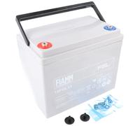 Fiamm 12FGL33 - Batteria al piombo con attacco a vite M6, 12 V, 33000 mAh