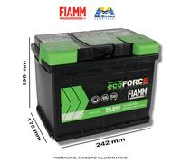 BATTERIA AVVIAMENTO AUTO 60 AH FIAMM AFB START & STOP TR600 SPUNTO 600A 7906488