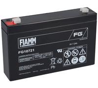 Fiamm Batteria A Piombo FG10721 Pb 6V 7,2Ah Faston 4,8 Compatibile 7Ah USV UPS