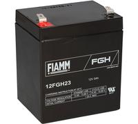 Fiamm Batteria Al Piombo 12FGH23 12V 5Ah Pb Faston 6,3Mm Batteria AGM USV UPC