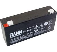 Fiamm Batteria Serie FG 6V Alimentazione di emergenza UPS Collegamento Faston 187 piatta di 4,8 mm (FG10301 Amperaggio 3 (Ah)) - . -FG10301
