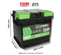 FIAMM BATTERIA START & STOP 12V 50AH 540A AFB TR 540 7907250 207x175x190 mm +DX