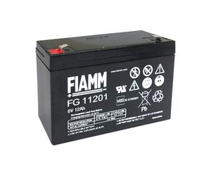 Fiamm FG11201 Batteria al piombo ricaricabile 6V 12Ah ideale per PEG PEREGO