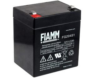 FIAMM FG20451 BATTERIA AL PIOMBO RICARICABILE 12V 4,5AH FASTON ORIGINALE