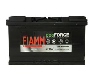 FIAMM VR800 Batteria auto AGM 12V 80Ah 800A Start&Stop DX 315x175x190 mm