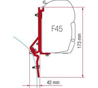 Fiamma 98655-286 Staffe Kit per F45, Composto da 2, 14cm