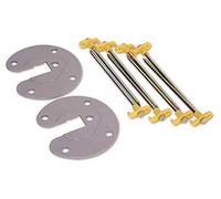 Kit Awning Plate Picchetti FIAMMA Kit 2 Pezzi 98655-724