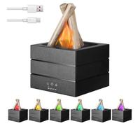 Fiamma Diffusore di Oli Essenziali 280ml Diffusore Aromi Schermo Tattile Aromaterapia Diffusore Silenzioso Umidificatore Ambiente con 7 Colori Illuminazione Led e 3 Timer per Casa Ufficio SPA Yoga