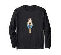 Fiamma fiammifero/Brucia Luminoso/Accendi Il Mondo in Fiamme Maglia a Manica