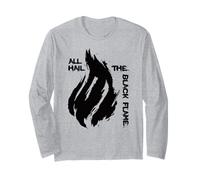 Fiamma Nera Fuoco interiore Paganesimo libertà Personale Maglia a Manica