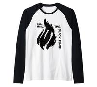 Fiamma Nera Fuoco interiore Paganesimo libertà Personale Maglia con Maniche Raglan