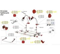 Fiamma Porta Bici CB Pro C Ricambi Confezione IN Nero per Camper