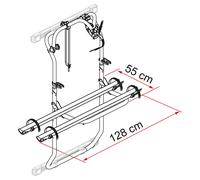 Fiamma Portabiciclette Per 2 Biciclette Dj Silver / Black