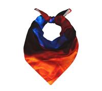 Fiamma rossa e blu,Sciarpa bandana per uomo e donna - Bandane eleganti e versatili per il collo e la testa