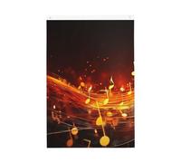 Fiamma rossa nota musicale benvenuto giardino bandiera 2x3 ft double face no dissolvenza casa cortile bandiere foto sfondo festa banner per cortile portico prato decorazione esterna