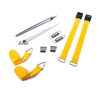 Fiamma Tie Down S - Tenditori per tende da sole, 10 pezzi, colore: Giallo