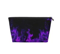 Fiamma Viola, Borsa da toilette Borsa per trucco Borsa per cosmetici Borsa da toilette da viaggio portatile