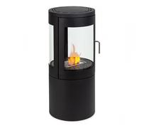 Fiamme Circulo - Camino a etanolo, bruciatore in acciaio inox, 1,2 litri, durata di combustione di 4-5 h
