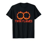 Fiamme gemelle Fuoco Fiamme Fi Maglietta
