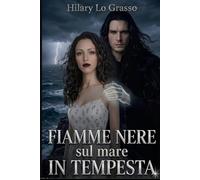 Fiamme nere sul mare in tempesta