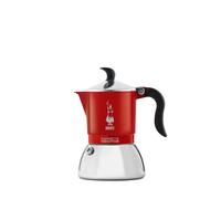 Fiammetta Induction Caffettiera Aluminium Steel Rosso 2 Tazze