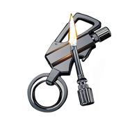 Fiammiferi permanenti illimitati, fiammiferi impermeabili riutilizzabili, con accendino multifunzione permanente, portachiavi e apribottiglie, adatti come regali for uomini che vogliono sopravvivere i