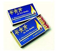 Fiammiferone 10cm Le Tre Stelle 1 scatola da 45 Fiammiferi Lunghi