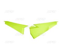 Fiancatine lat Ufo parte alta Husqvarna TC 125 2019-2022 giallo fluo