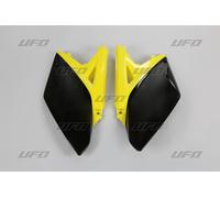 Fiancatine lat Ufo Suzuki RMZ 250 2010-2018 nero giallo 10-12 & 17