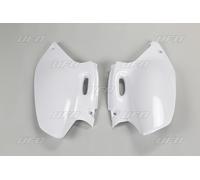 Fiancatine lat Ufo Yamaha YZF 250 2001-2002 bianco