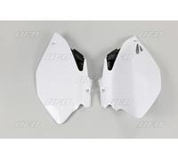 Fiancatine lat Ufo Yamaha YZF 250 2006-2009 bianco